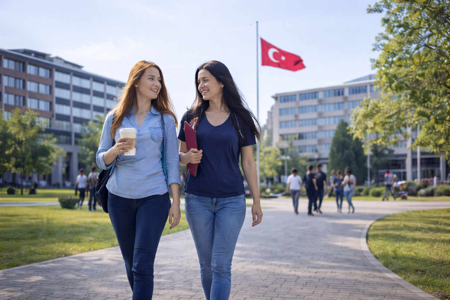 Üniversite kampüs - genel görünüm